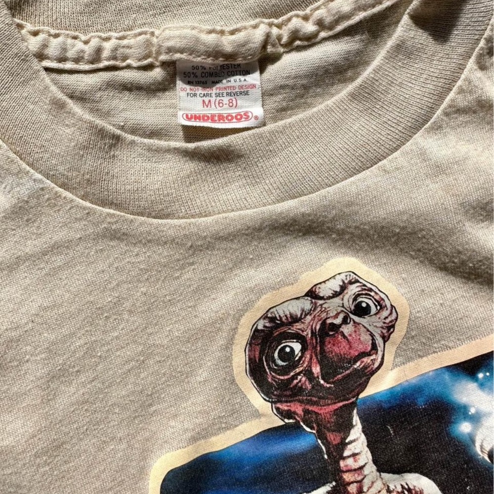 Vintage 1982 kids E.T. Shirt